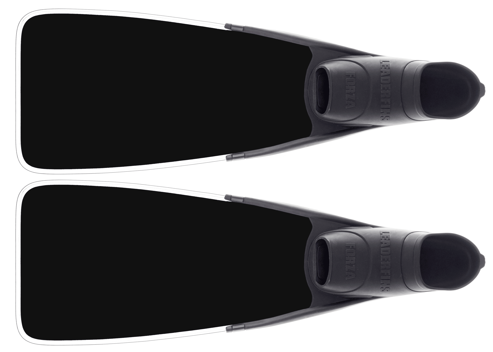Leaderfins（リーダーフィンズ）BLACK SHORT CARBON BI-FINS（ブラック 