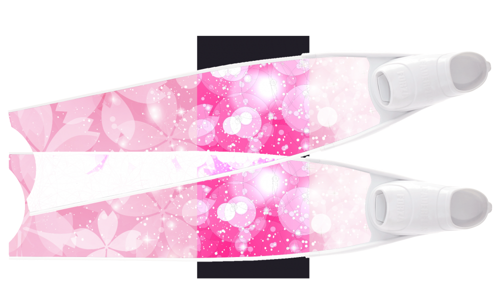 LeaderFins（リーダーフィンズ） LIMITED EDITION 2020 FLOWERS(TRANSPARENT)