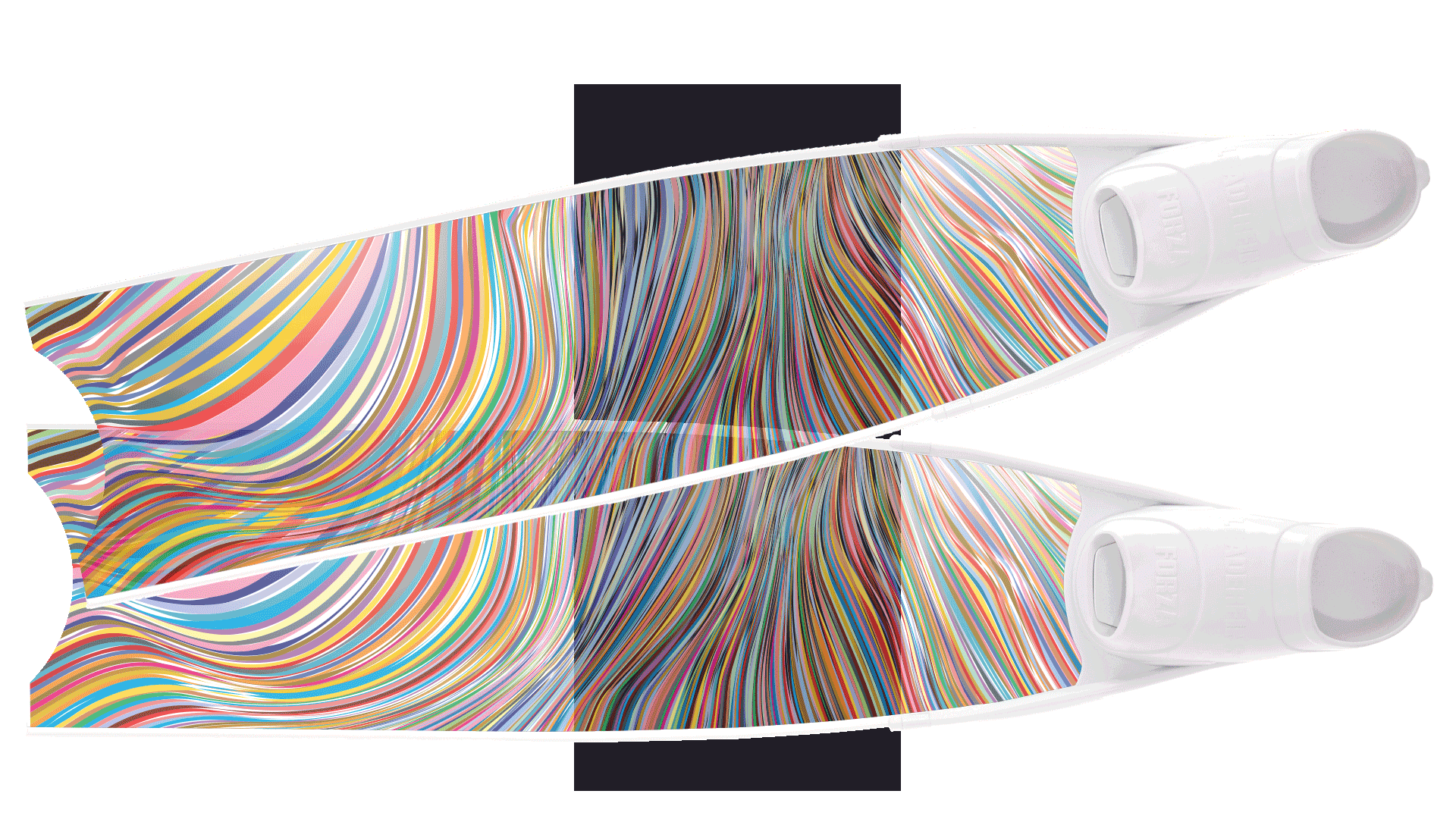 LeaderFins（リーダーフィンズ） LIMITED EDITION 2020 RAINBOWLINE(TRANSPARENT) | Lovely  Oceans