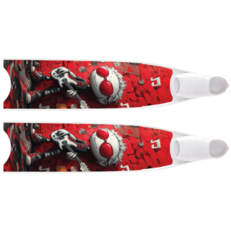 LeaderFins(リーダーフィンズ) Limited Edition Red Rockstar Bi-Fins