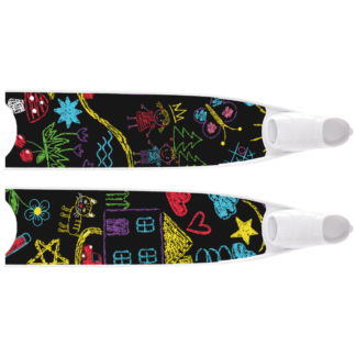 LeaderFins(リーダーフィンズ) Limited Edition Kids Crayon Bi-Fins