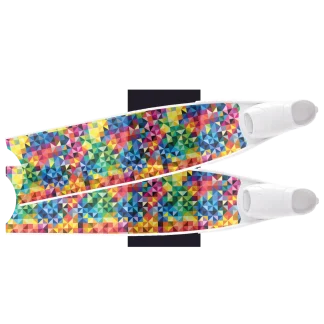 LeaderFins(リーダーフィンズ) DesinersEdition 2023 Semitransparent - Brick Bi-Fins